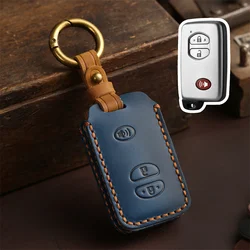 Car Key Case Cover bag For Toyota Land Cruiser Prado 150 Camry Prius Crown Keychain Holder Accessories Car-Styling Holder Shell