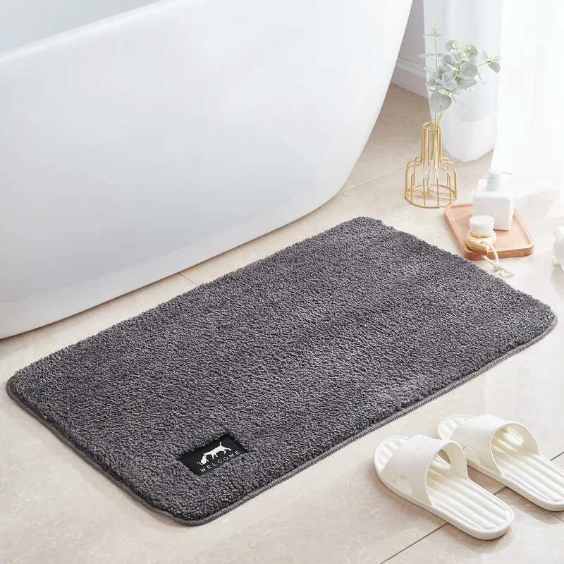 Toilet Floor Mat Home Doorway Carpet Doormat Bathroom Toilet Absorbent Floor Mat Bathroom Toilet Non-Slip Mat