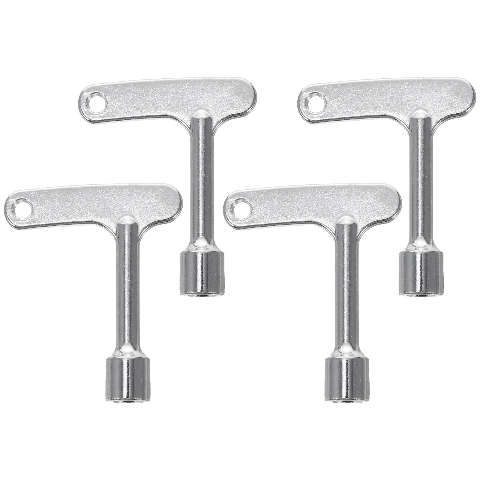 4 Pcs Elevator Key Panel Lock Door Wrench Plumbers Tool Zinc Alloy Universal Utility Keys Floor Lockout