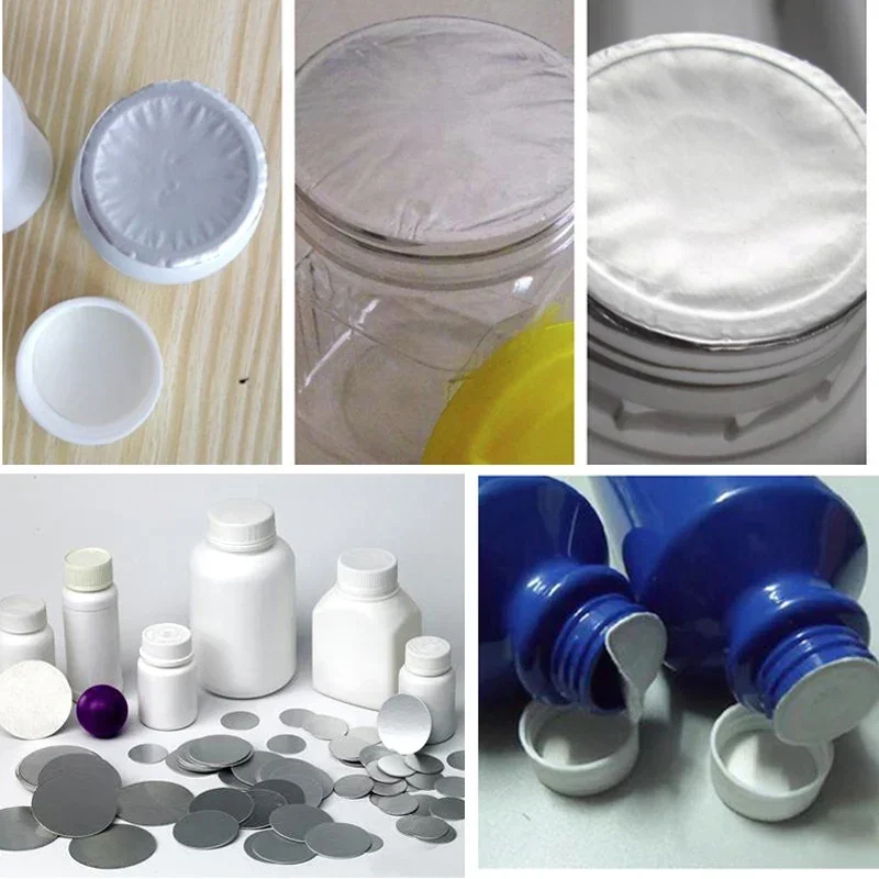 Continuous Electromagnetic Induction Bottle Mouth Aluminum Foil Sealing Machine Commercial Honey Plastic Bottle Sealer