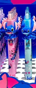 36 шт., гелевая ручка Disney Stitch, милая ручка с рисунком Лило и Стич, 0,5 мм, черная студенческая канцелярская ручка, ручка для подписи, инструменты для письма