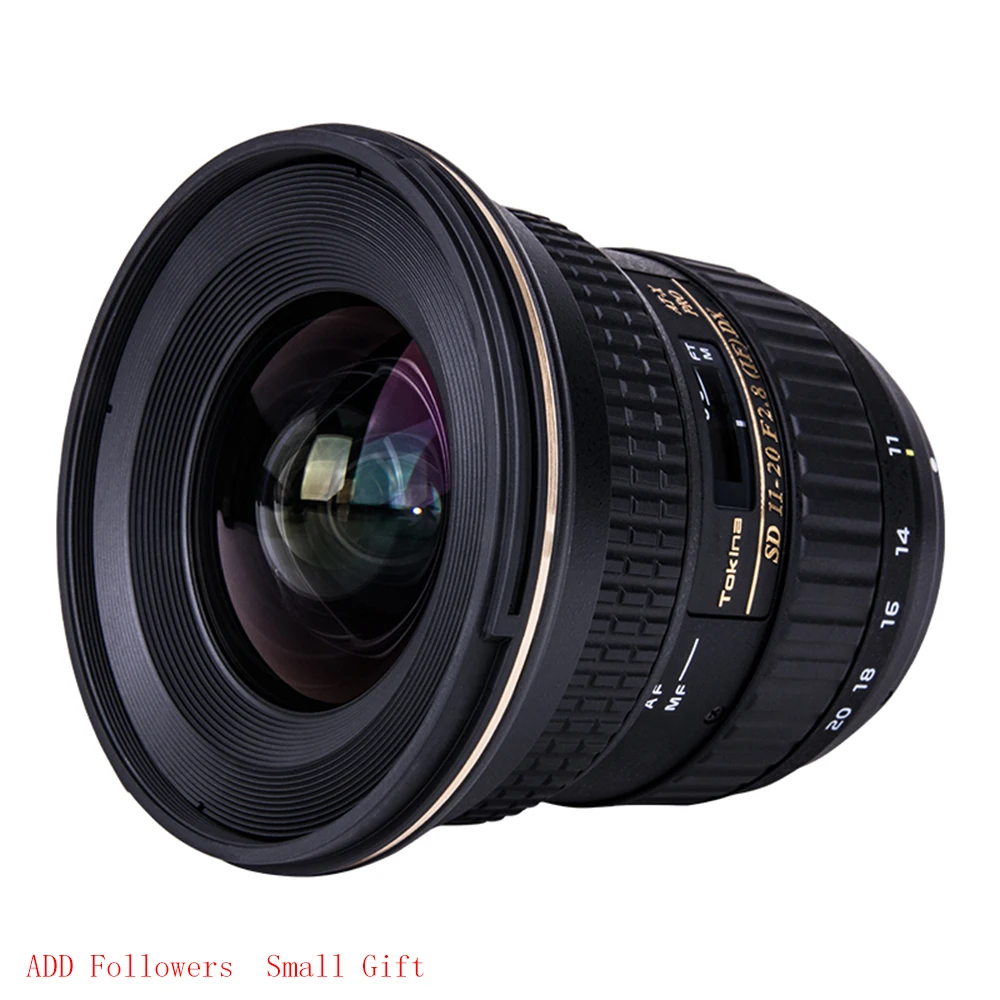 Tokina-X Landscape Lens para Canon, Nikon, Full Frame, zoom grande angular, 11-20mm, F2.8