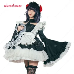 Miccostumes Marinn Sono Bisque Doll Wa Koi Wo Suru Cosplay Costume Kawaii Maid Outfit for Women Maid Dress