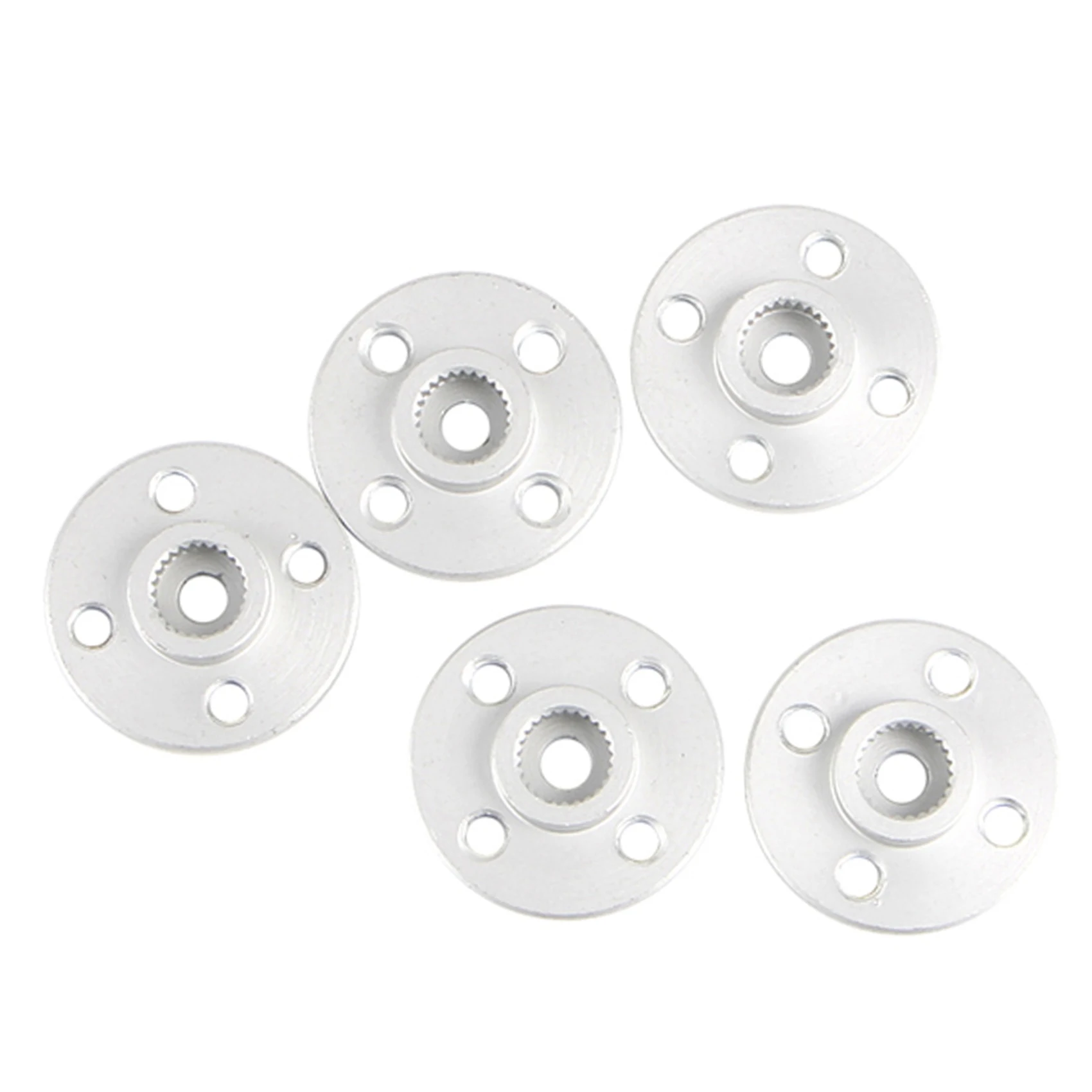 ABBN-15Pcs/Lot Metal Steering Gear Disc Stent 25T Servo Round Type For MG995 MG996R RC Robot Car