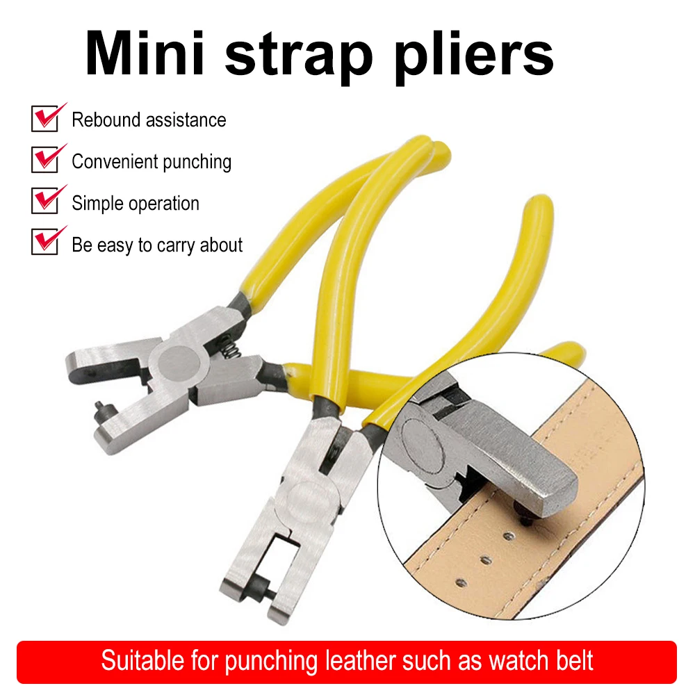 Leather Belt Eyelet Fixing Cloth Shoe Hole Punch Punch Pliers Sewing Machine Bag Tool Household Pliers Retainer Rivet Snap Tool