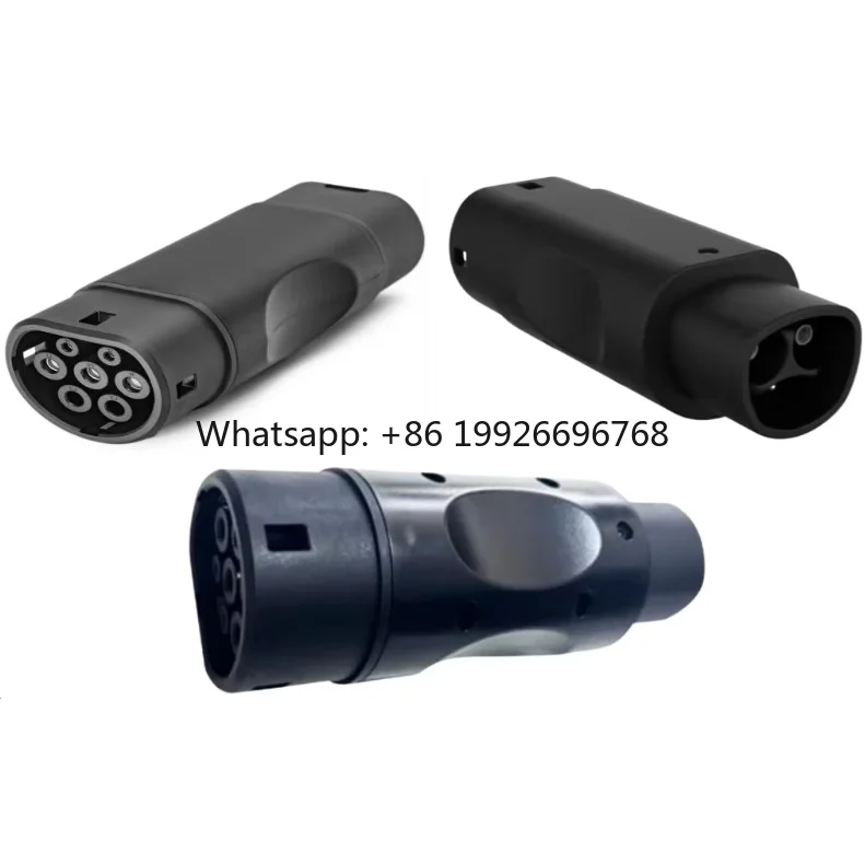 

New Wireless Type 2 to EV Charging Adapter 7KW 32A NACS Plug to 62196 Female Connector Converter