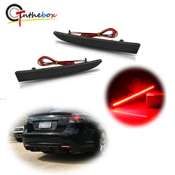 2pcs Red LED Rear Bumper Reflector Lights For Cadillac ATS XT5, For Chevrolet Camaro Traverse, For Pontiac G8 Tail Light