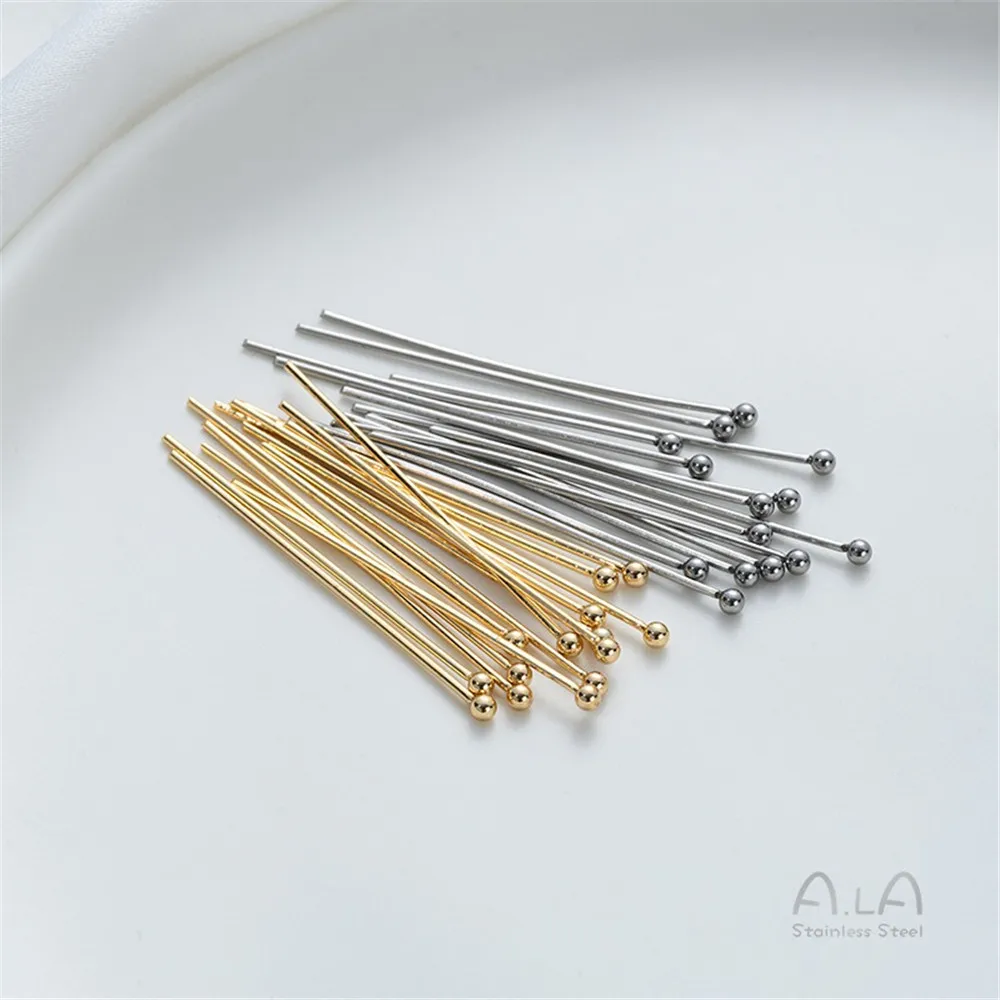 Titanium Steel T-needle Flat Head Needle Stainless Steel T-needle Handmade Accessories DIY Handmade Hanging Jewelry Material