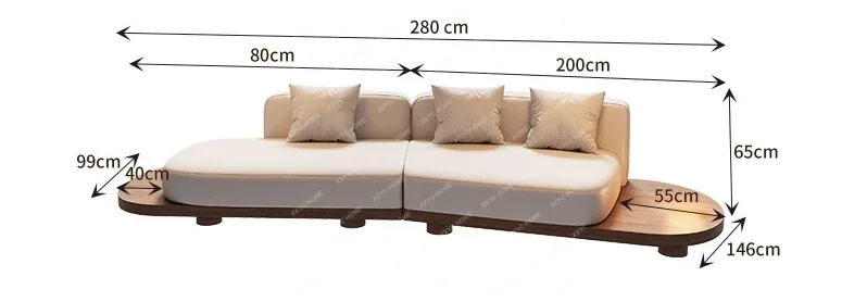 

AALiving Room, Элитный креативный кожаный диван для гостиной/приемной, цвета ореха, с нестандартной угловой формой, для зоны отдыха