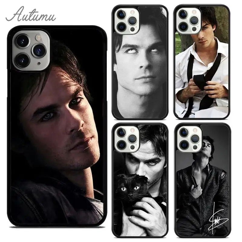 Ian Somerhalder Vampire Diaries tvd Phone Case for iPhone 15 16 SE2020 11 12 13 14 Pro Max mini 7 8 Plus Cover coque Fundas