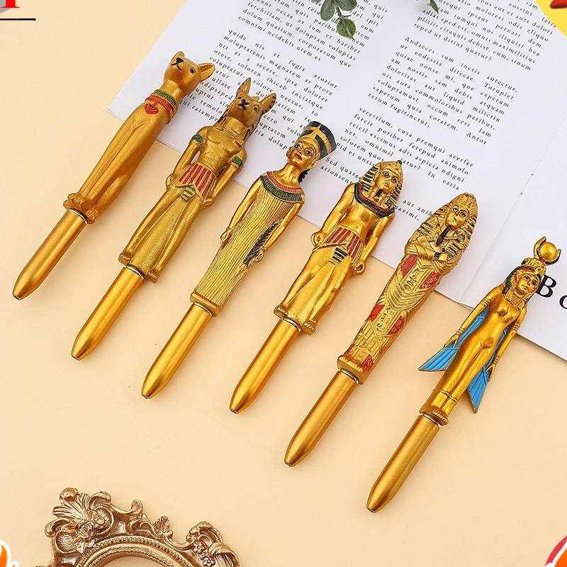 

24 Pcs Office Ballpoint Pen Cute Ball Pen Creative Student Ballpoint Egyptian Character Pharaoh Craft Ballpoint Memorial
