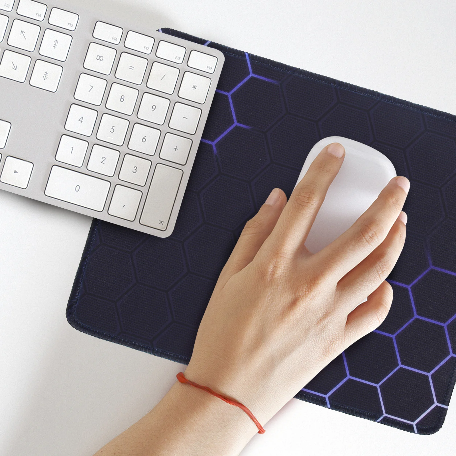 

4 Pcs Travel Mouse Pad 21x26x0.3 Non slip Desk Mat Laptop Computer Rubber Mouse Mat Pad Gaming Accessories
