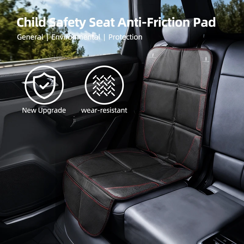 Car Universal Child Safety Seat Mat Anti-Slip Seat Protector Auto Accessories For Lincoln Nautilus Aviator Navigator MKZ MKX