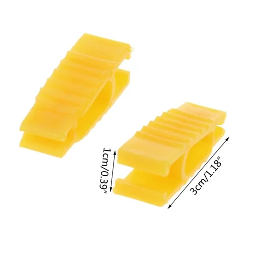 Imagen 1 del producto Alicates plástico amarillo para coche, herramienta instalación, 10 piezas