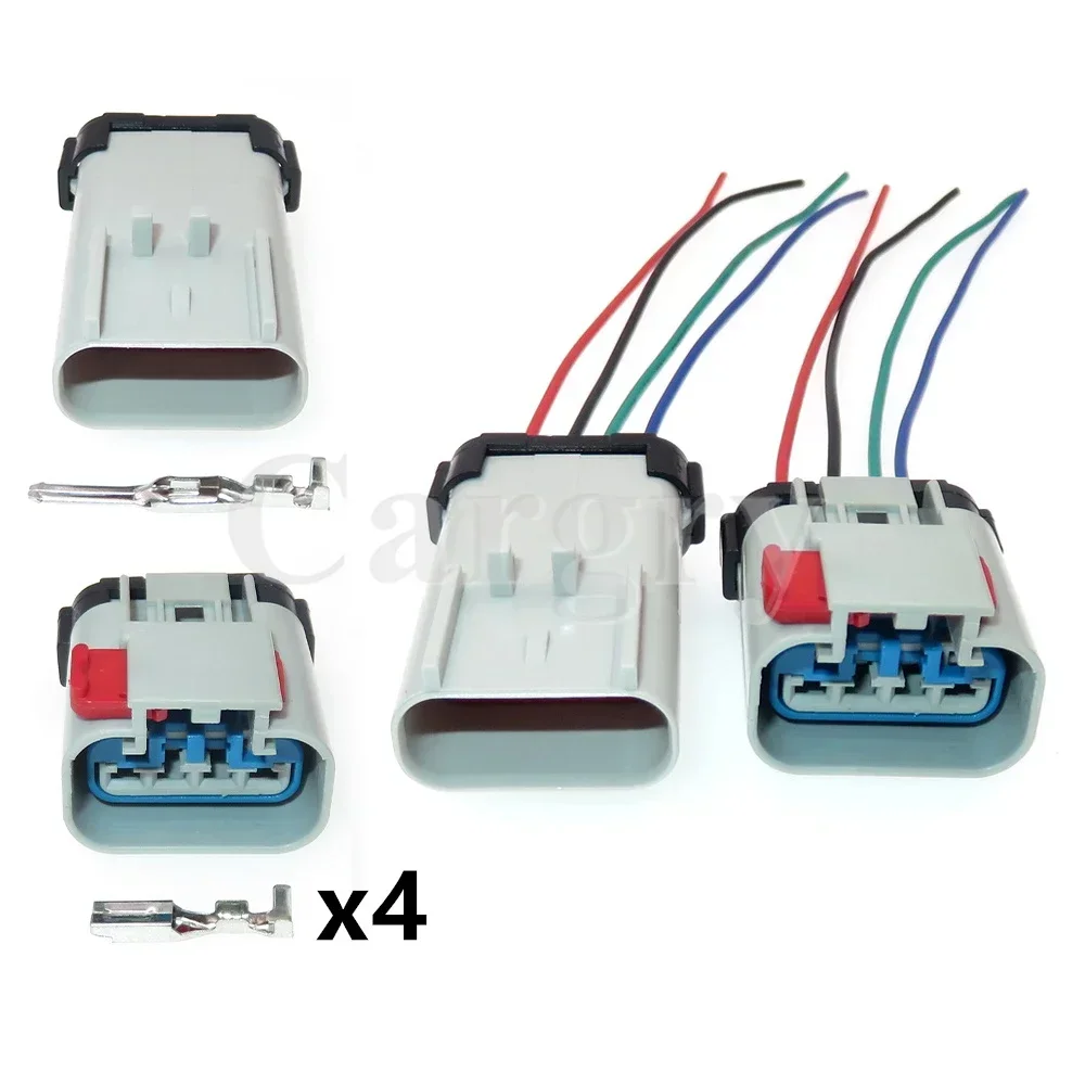 1 Set 4P 54200414 54200410 54200415 AC Assembly Car Sensor Cable Harness Waterproof Socket for Ford Auto Accessories