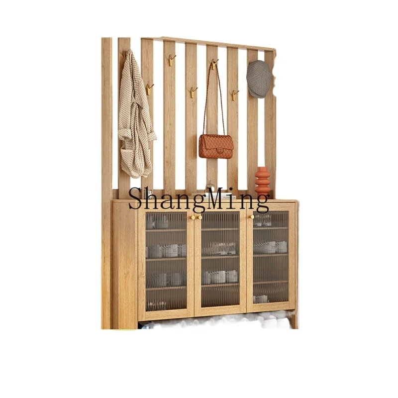 

ZYY solid wood entrance hall, entrance cabinet, screen partition cabinet, simple modern home entrance