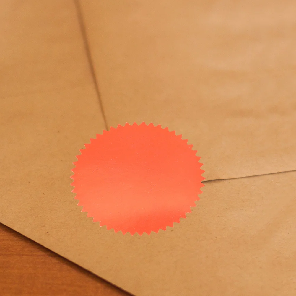 

200 шт. самоклеящиеся стальные наклейки с тиснением, зубчатый край для сертификатов, награды, выпускные конверты, уплотнения с защитой от несанкционированного доступа