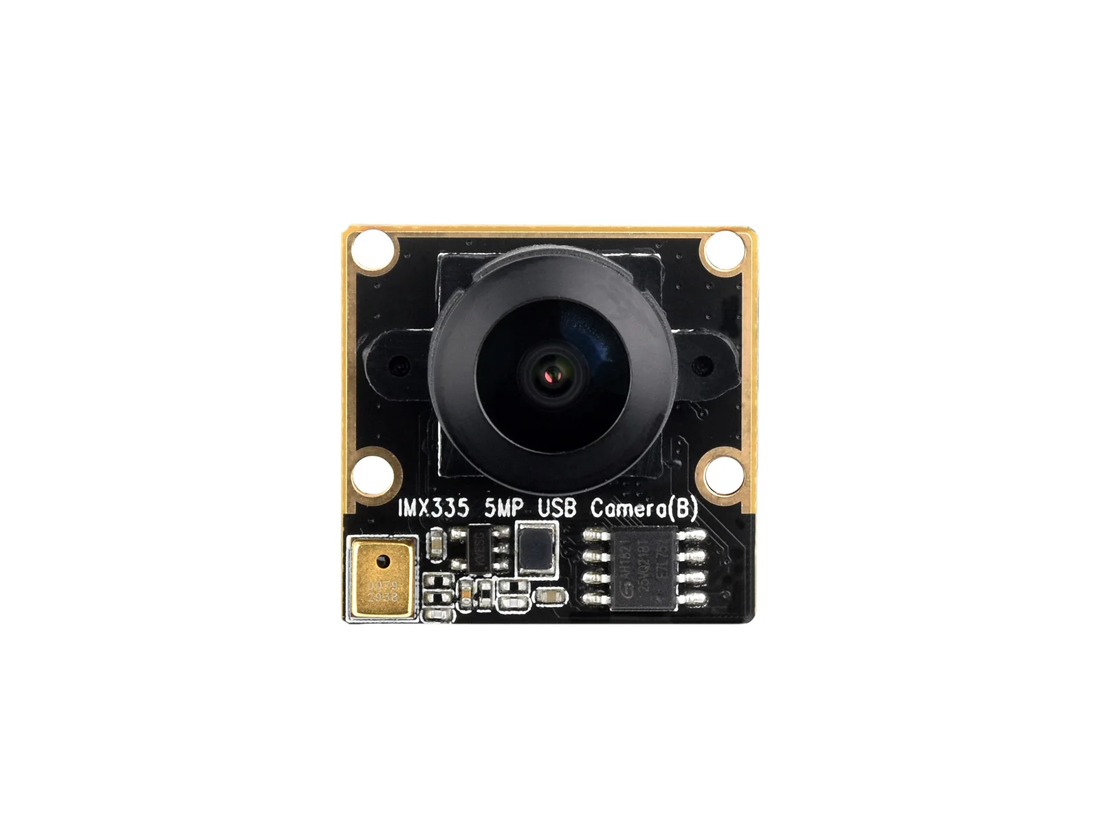 Waveshare IMX335 5MP USB Camera (B), 2K Video Recording, Better Sensitivity In Low-Light Condition, Wide Dynamic Range