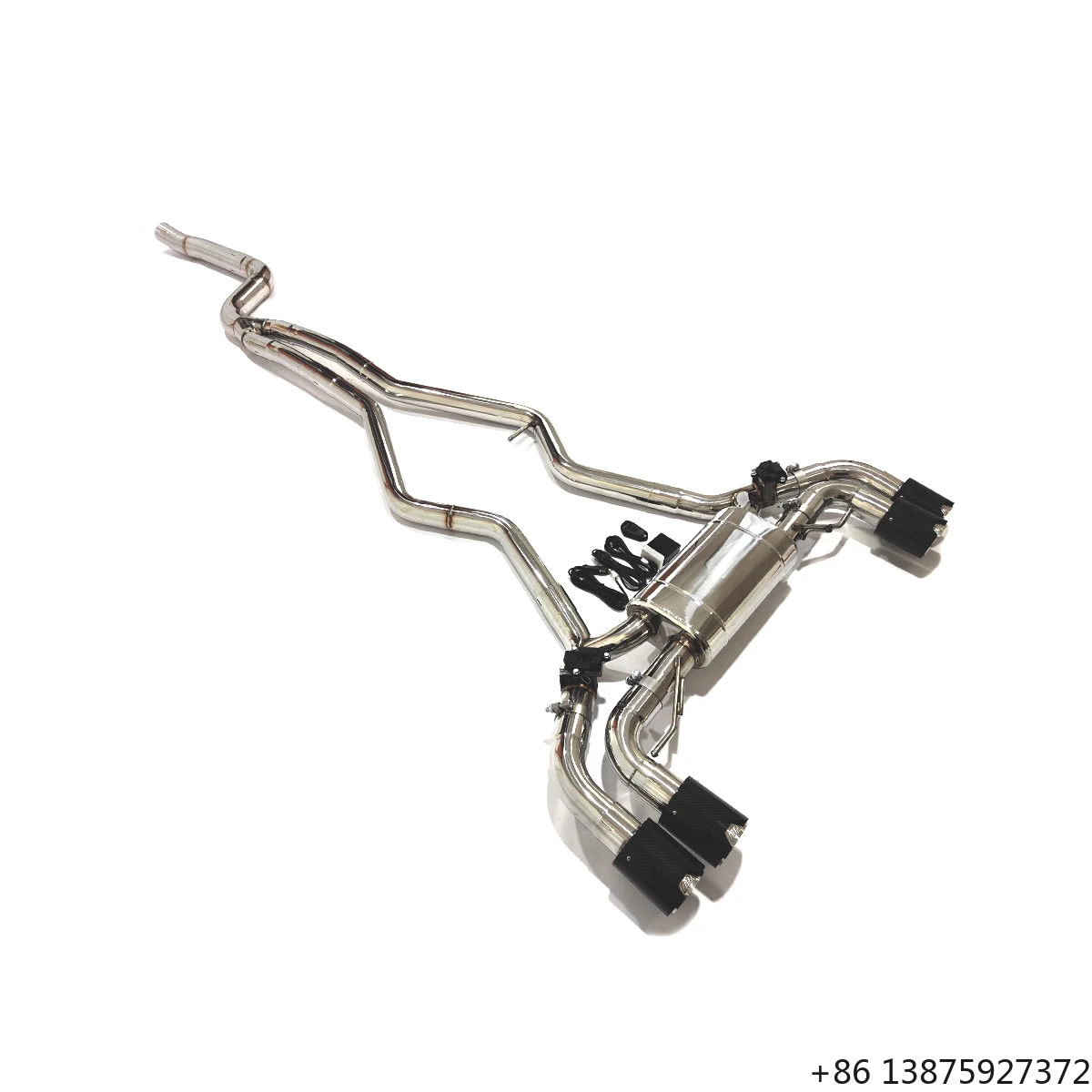 

Ecnal for 2018-2023 G42 M240i B58 3.0T M Tail SS304 Valve Exhaust Sports Muffler Valve Exhaust System