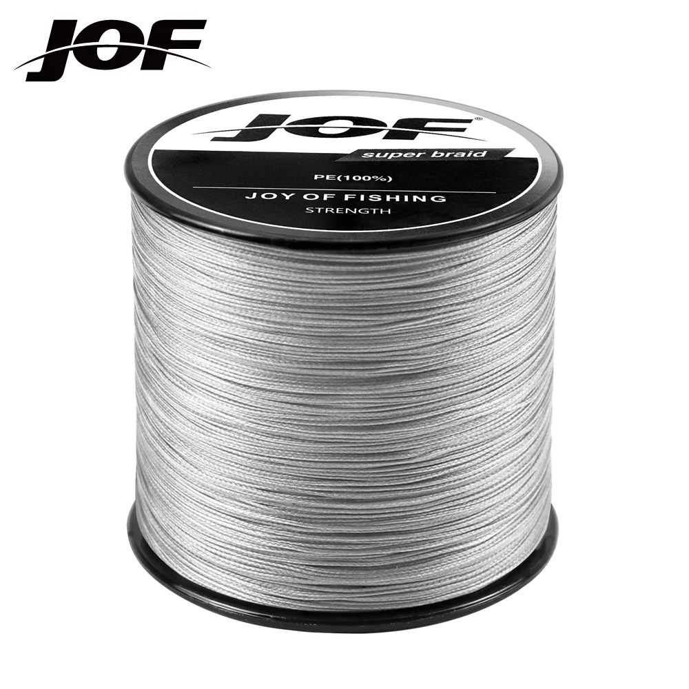 JOF 4 Strands PE Fishing Lines 300m 10-82LB Braided Multifilament Fishing Wire Smooth & Strong For Carp Fishing