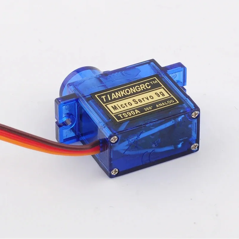 TS90A 9G Micro Servo Mini sterzo analogico da 180 gradi per auto RC/modelli di robot Parti di funzioni di alimentazione 4.8V-6V