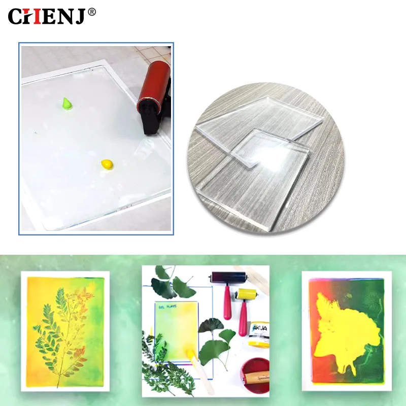 

Пластина для гелевой печати размером 8 x 10 дюймов или 5 x 7 дюймов. Принадлежности для печати гелевых пластинок — многоразовая и не меняющая обесцвечивание. Прозрачная пластина для гелевых искусств.