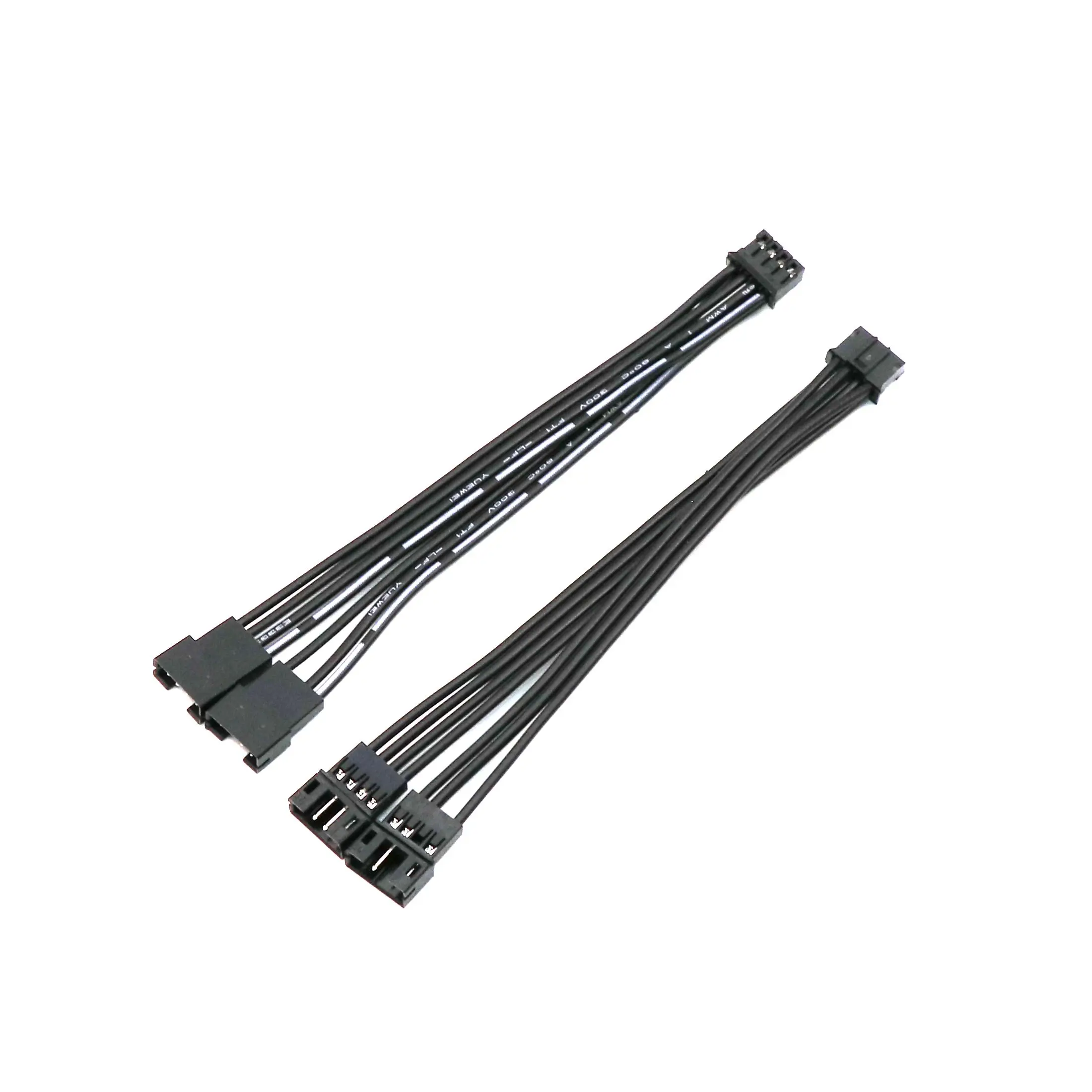 Angitu 1pc Mini 4Pin Fan Splitter Adapter Cables For Graphic Card Ph2.0 4Pin GPU Fan Extension Cables 15cm 30cm