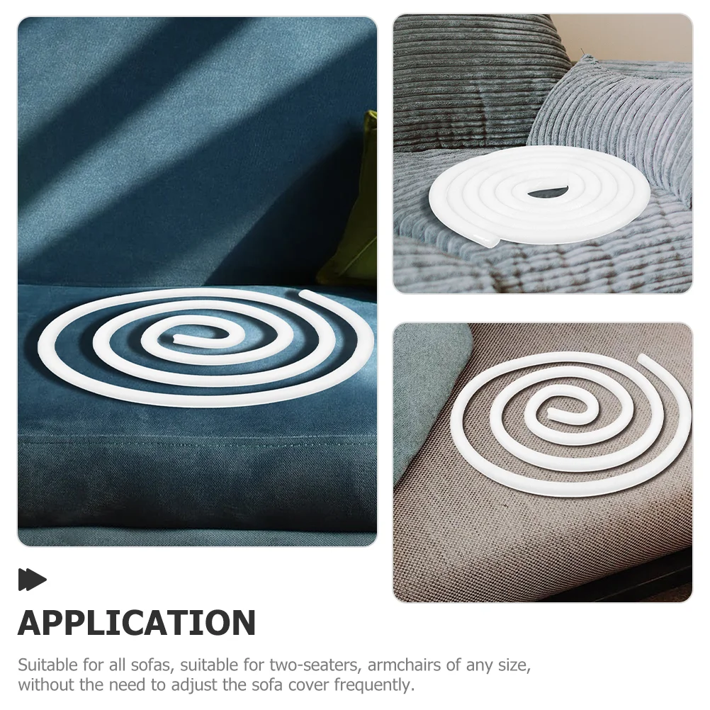 Juste de canapé avec bandes anti-ald, housse de canapé, mousses, poignées 4,3 ker, rembourrage de coussin, blanc