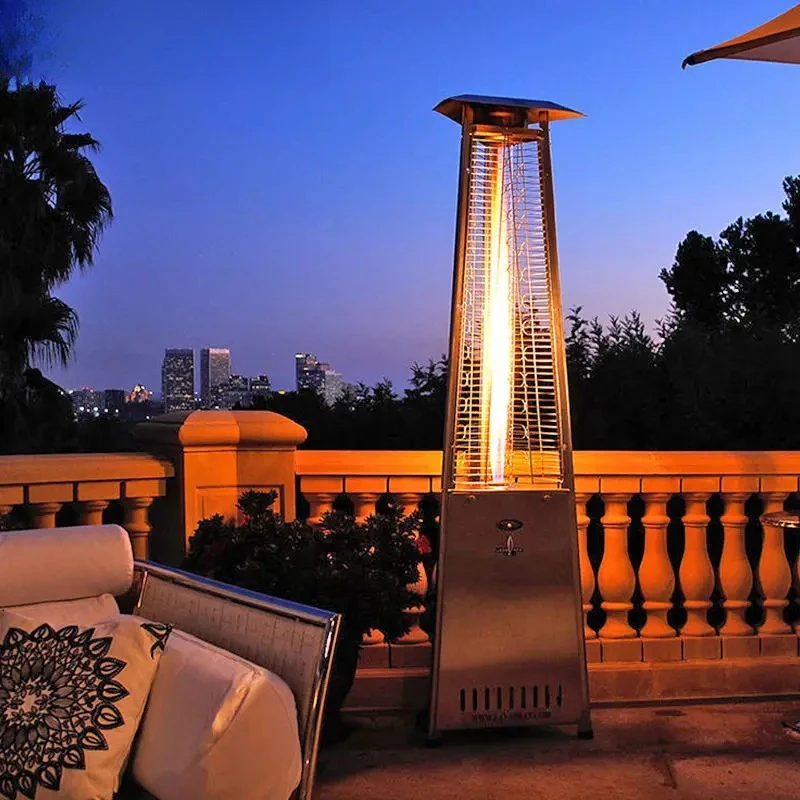Floor Standing Heater Gas Patio Heaters Garden Outdoor Winter Patio Heater with Wheels