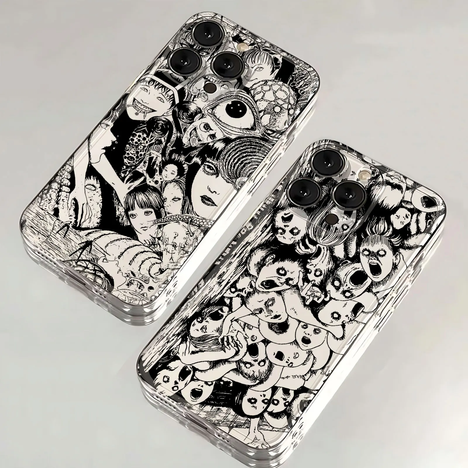 Czarne komiksy Junji Itos Tomies Etui na telefon do Samsung S24 S23 S22 S21 S20 S10 FE Note20 Note10 Plus Ultra Lite 5G Clear Soft TPU