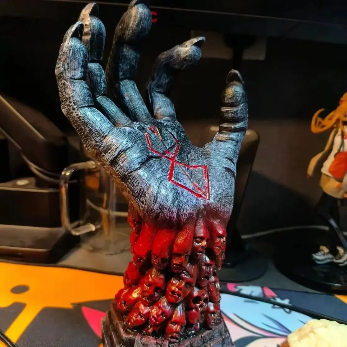 Creative Halloween Desktop Decoration Devil Berserk God Hand Figure Vinyl Ornament Craft Boutique