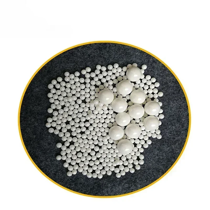 1KG  1mm, 2mm, 3mm, 4mm, 5mm - 15mm High precision 45% Zirconia Zro2 grinding media ceramic balls grinding beads