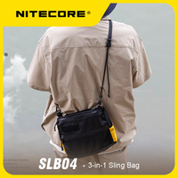 NITECORE SLB04 Sling Bag Handbag Chest Bag Waterproof Large Capacity 400D Premium Nylon Fabric