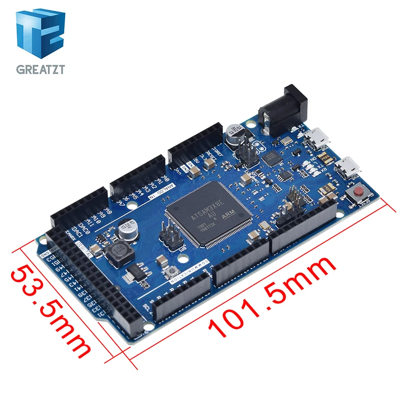 Official Compatible DUE R3 Board SAM3X8E 32-bit ARM Cortex-M3 / Mega2560 R3 Duemilanove 2013 For  Arduino  Due Board  With Cable