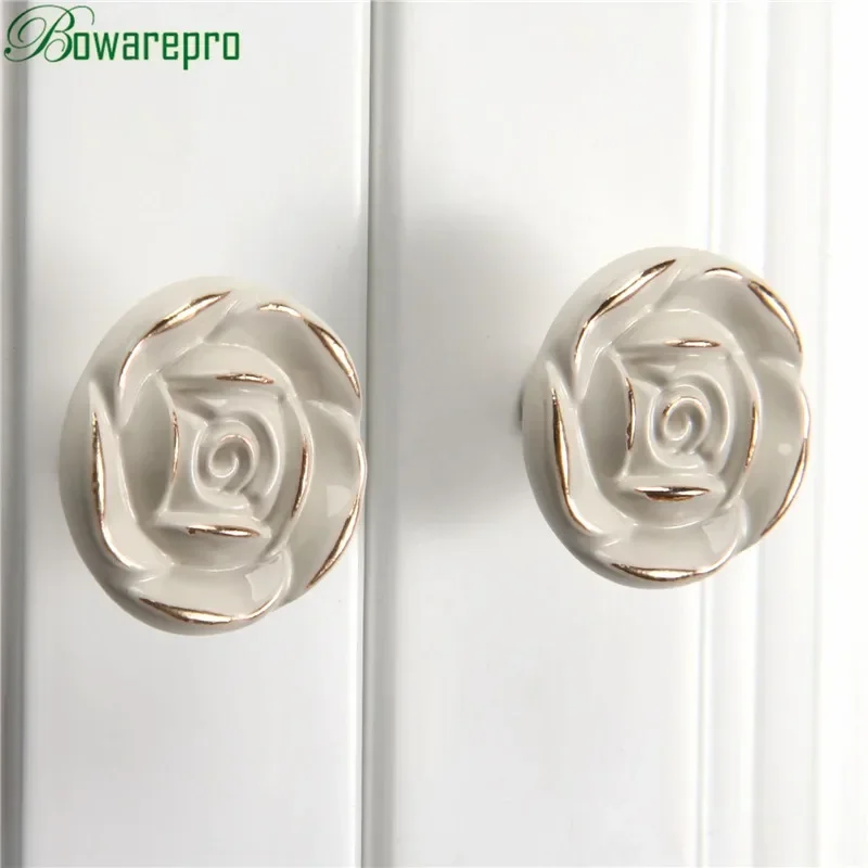 Single Hole Knobs Furniture Handles Rose Tiradores Para Cajones Dresser Drawer Kitchen Cupboard Handle Cabinet Knobs and Handles image 2