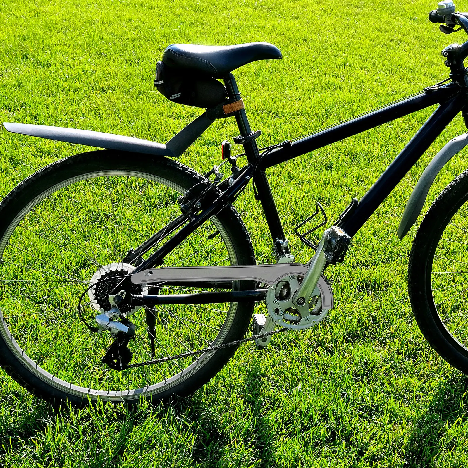 Bicycle Chain Cover Oil Proof Extended Lifespan Easy Install For Mountain Bike Road Bike Universal Plastic Chain Guard