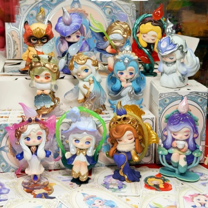 

Подлинные фигурки Popmart Chaka Chaka Luminous Reverie Series, слепая коробка, модные украшения, настольная модель, загадочная коробка, подарок