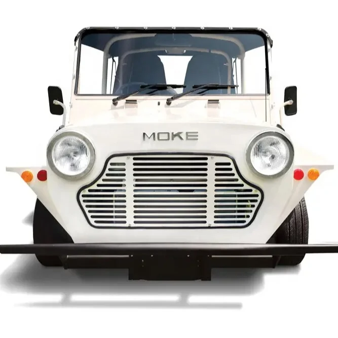 Chinese New Energy Vehicles 4 Persons Mini Electric Moke Car Classic White Electric Vehicle MOKE for Sale