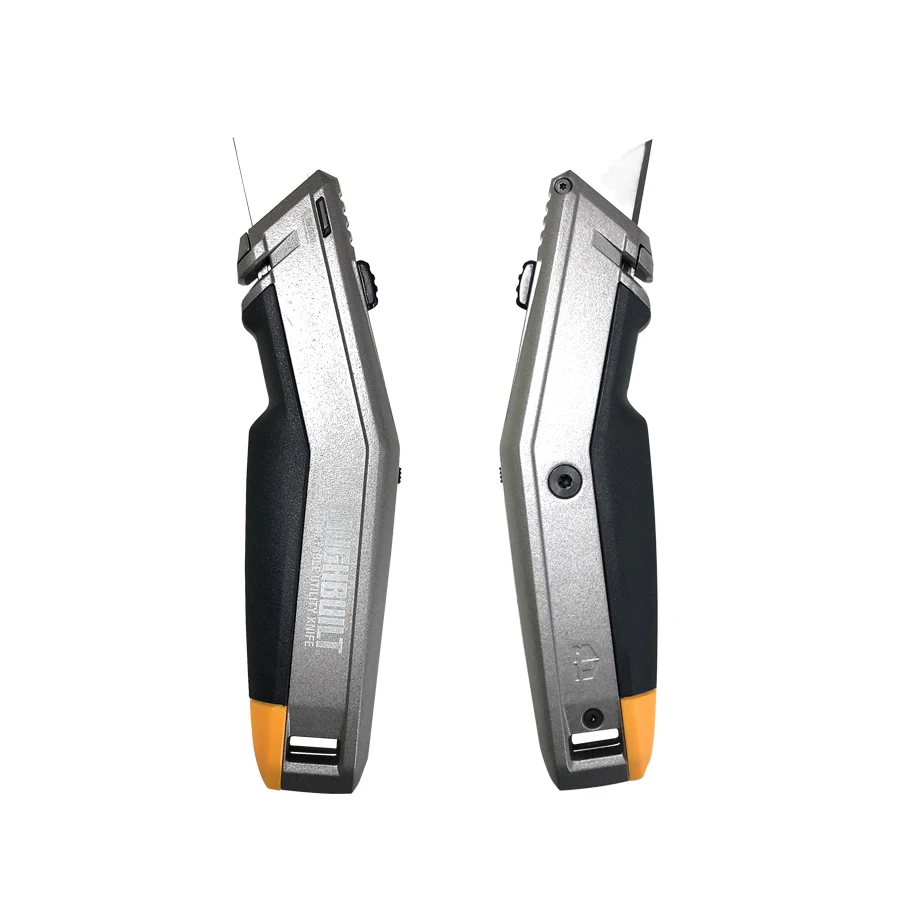 TOUGHBUILT TB-H4S2-123-2 Adjustable Gear Knife Heavy-Duty Full Steel Heavy Duty Retractable Utility Knife Cutting Tool Knives