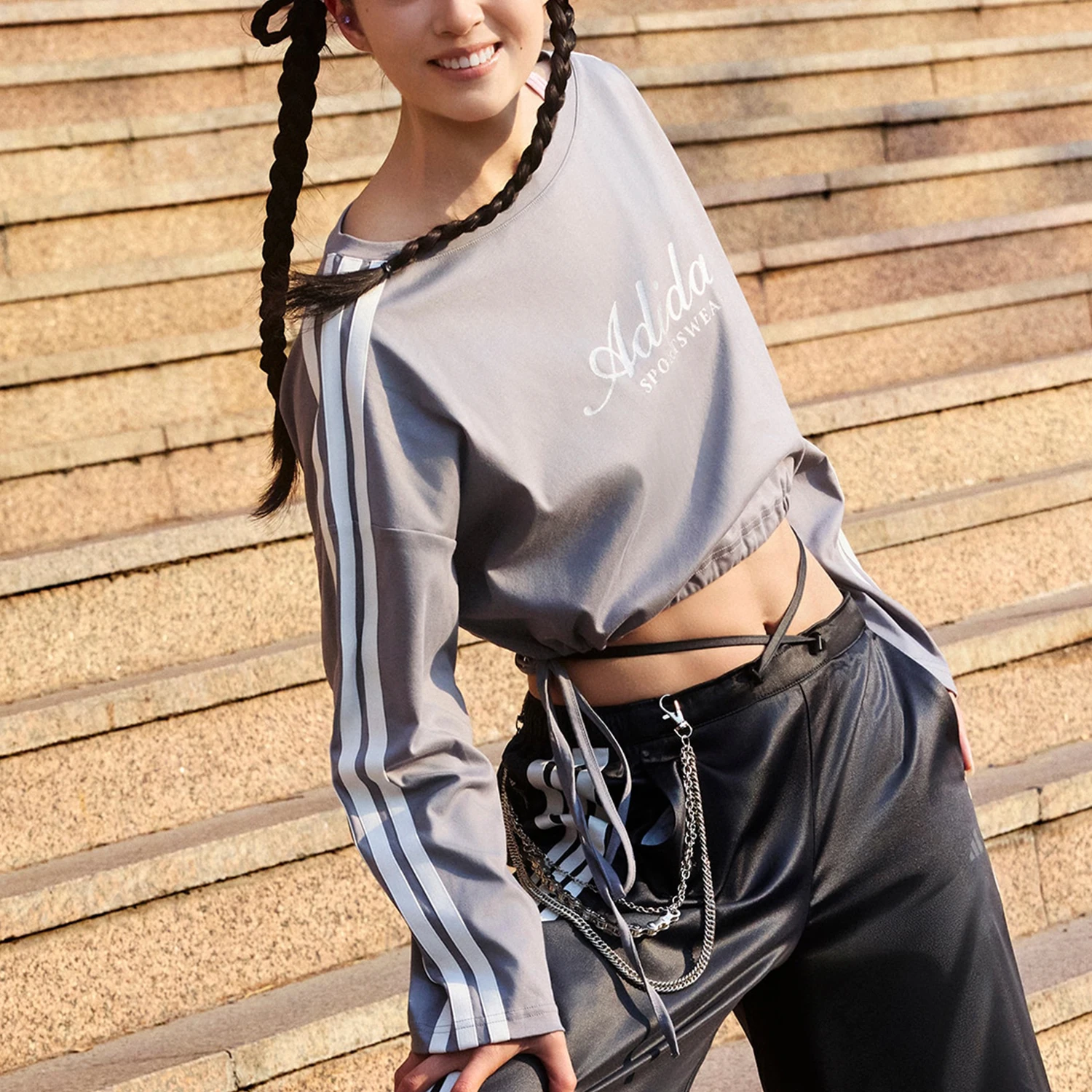 

Adidas Authentic DCE LS TEE Women's Three Stripes Sports Long Sleeve T-Shirt KX8924