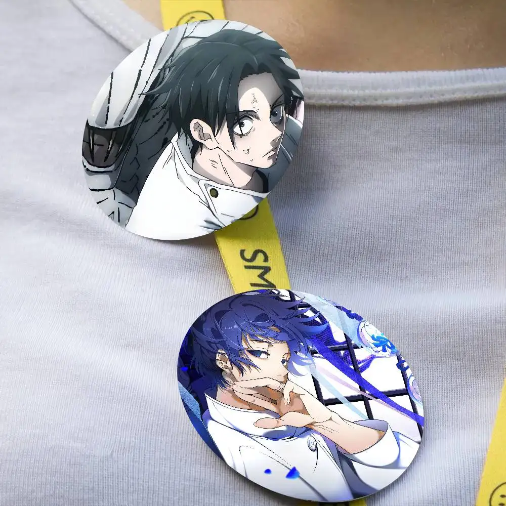 Yuta Okkotsu Animation Jujutsu Kaisen Badge Tinplate Meme Round Brooch For Hat Bag Creative Lapel Jewelry Accessories Gifts