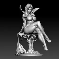 1/24  1/18  Resin Model Kit Dark Queen Figure Unpainted No Color RW-1362