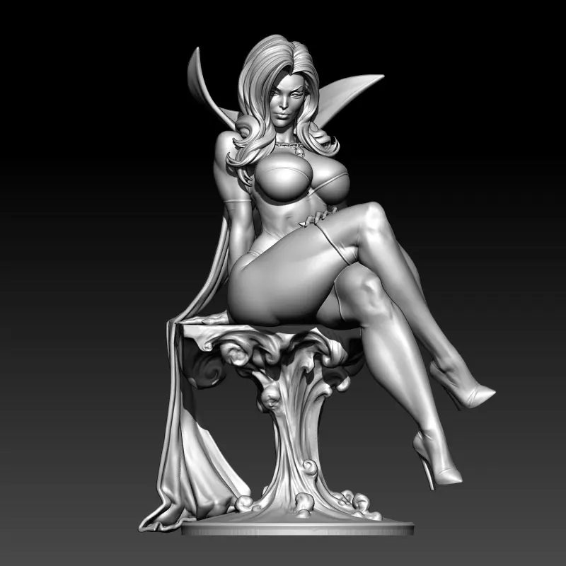 1/24  1/18  Resin Model Kit Dark Queen Figure Unpainted No Color RW-1362