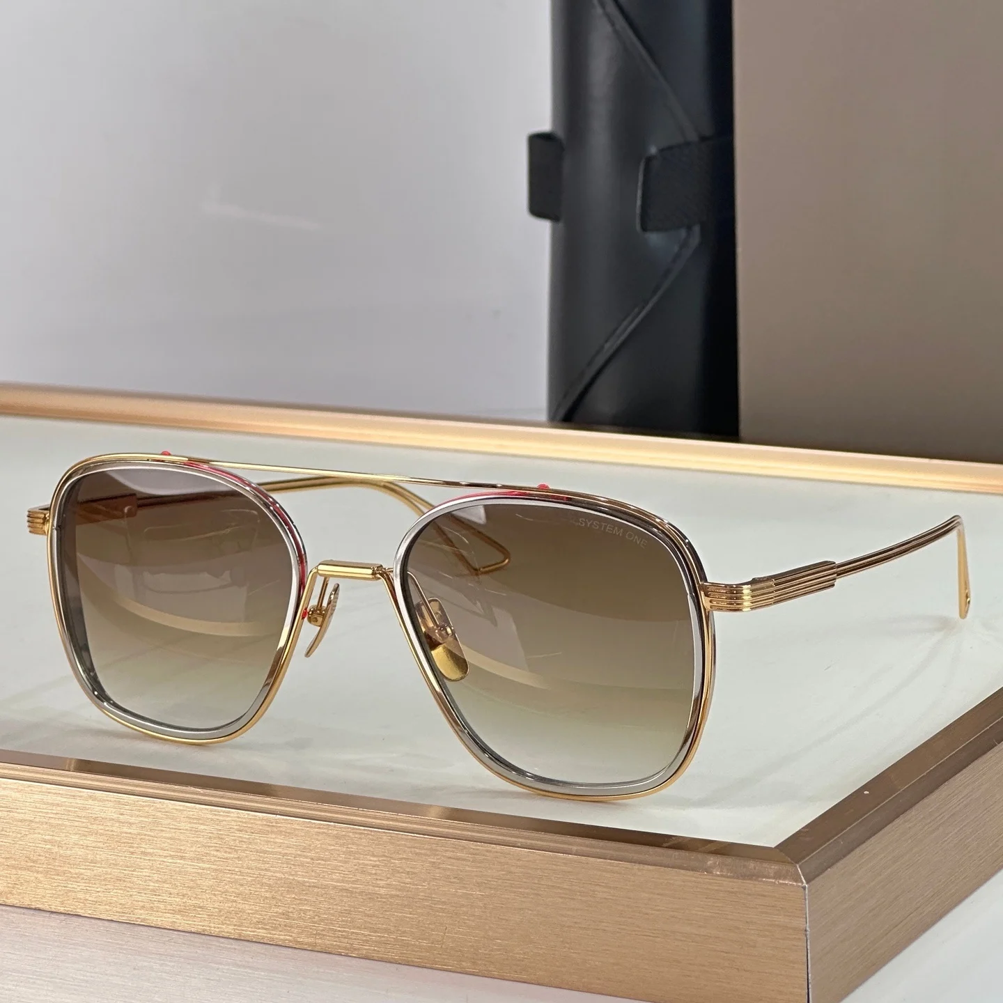

ADITA SYSTEM ONE Top Quality Sunglasses for Men Classic Retro Women Luxury Brand Fashion Designer sunglasses UV400 With box