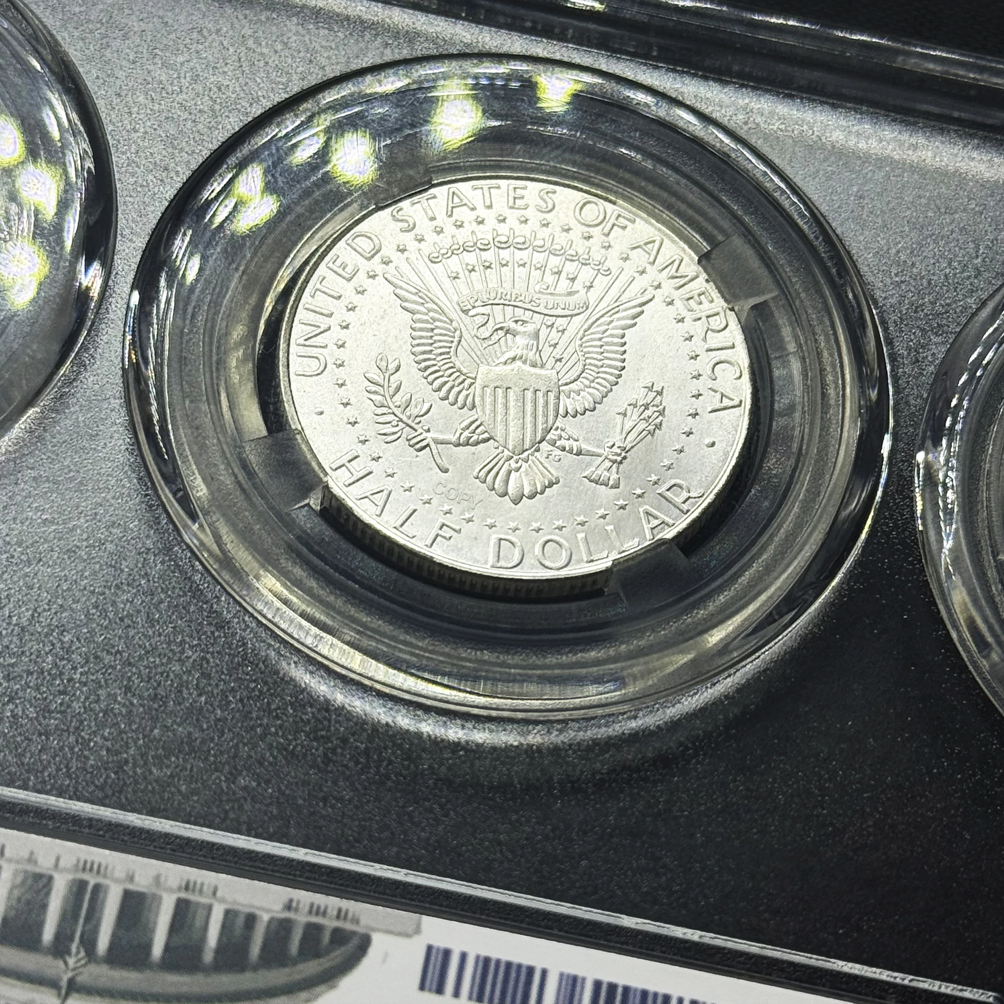 5 قطعة/المجموعة 1964-1968 الولايات المتحدة لينكولن نسخة عملات تذكارية مع صناديق واقية دائرية معدنية ديكور هدايا العيد