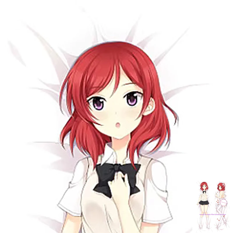 

Anime Pillow Cover Dakimakura Nishikino Maki Double-Sided Print Life-Size Body Pillows Cover Adult Case Bedding Gifts