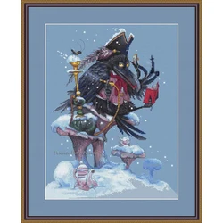 12632 Cross Stitch Kits Sets For Embroidery Cross-stitch Cross Stitch Complete Kit Stich Cross Stitch Set Needle Arts & Craft