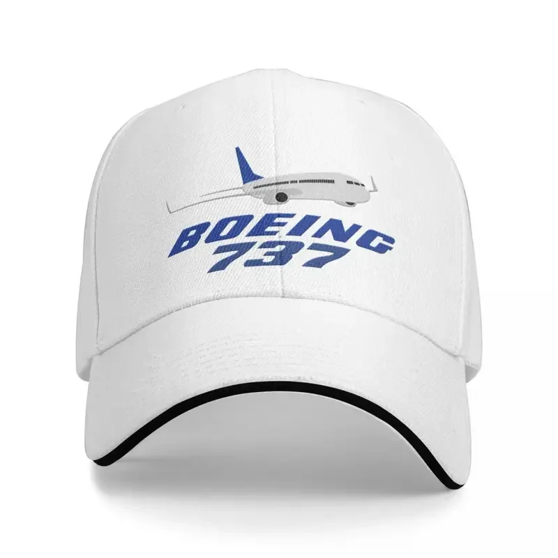 

Boeing 737 Airplane Baseball Cap Merch Casual Casquette Men Women Outdoor Summer