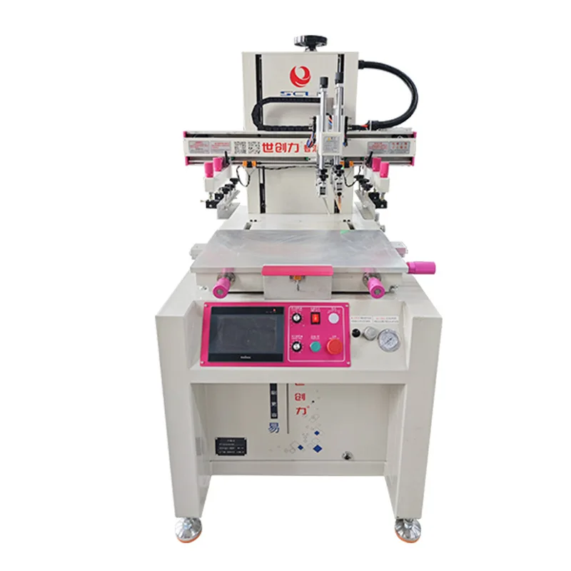 Silicone Button Keyboard Screen Front And Rear Sliding Table Printing Machine 4060 Electric