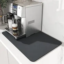 Alfombrilla de café absorbente, accesorios de cocina para encimeras, mesa de Bar, Espresso, secado de platos